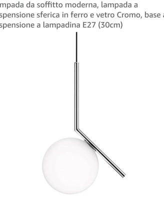 Lampadario nuovo con imballo