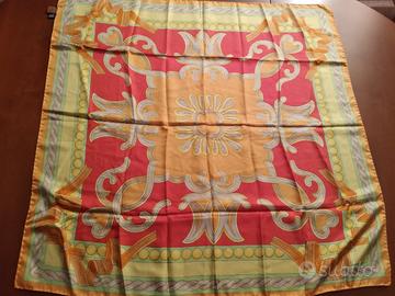 Foulard Alviero Martini originale rosso-arancio