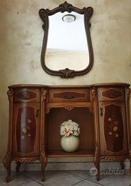 Consolle ingresso mobile e specchio