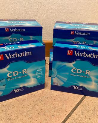 10 Cd-r verbatim nuovi