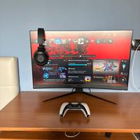 PS5 825 GB, MONITOR MSI, CUFFIE RAIZER