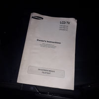 Istruzioni Samsung LCD LW 15-17-20