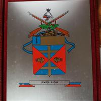 Targa stemma militare