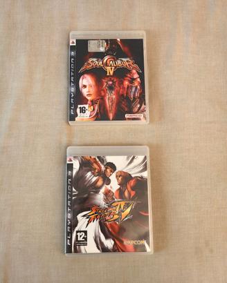 Street Fighter IV + Soulcalibur IV Playstation 3