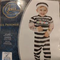 vestito carnevale carcerato bambino 