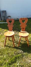 sedie tirolesi cuore