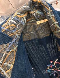 Cardigan lungo Boho-Chic in Lana e Mohai