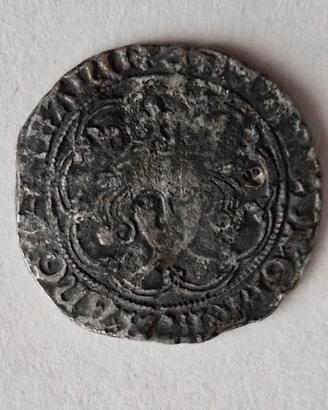 Moneta inglese medievale argento Enrico VI sec XV