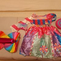 vestito carnevale caramella 