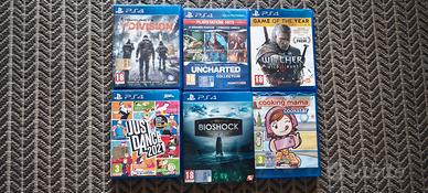 LOTTO 6 GIOCHI PLAYSTATION 4 PS4