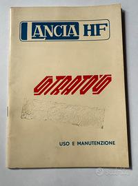 Libretto uso e manutenzione Lancia HF Stratos