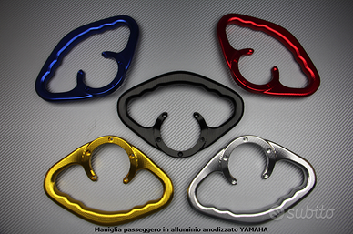 Maniglia passeggero in alluminio anodizzato YAMAHA