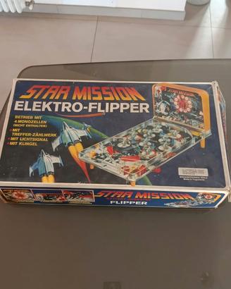 gioco star mission elektro flipper bigliardino