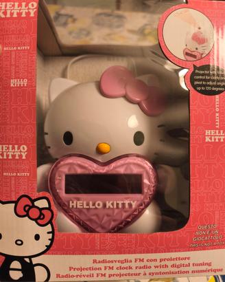 Radiosveglia FM con proiettore Hello Kitty