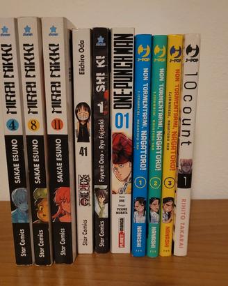 Set /lotto di 10 manga
