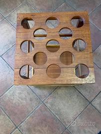 Porta cartine da geometra in legno