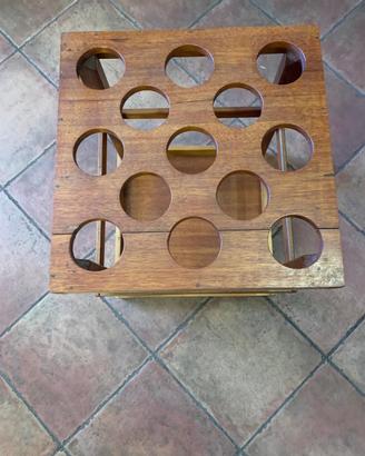 Porta cartine da geometra in legno