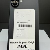IPHONE 16 PLUS 256GB PROMO