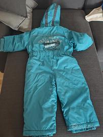 tuta per sci imbottita bambino 24 mesi