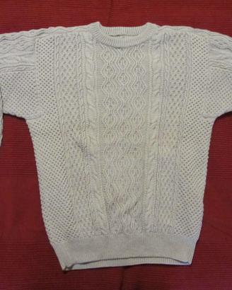 Maglione irlandese fatto a mano