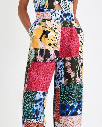 Tuta lunga con stampa patch