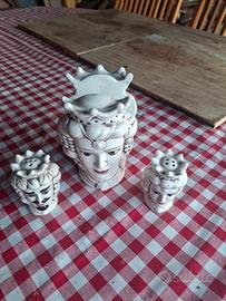 Teste di moro utensili cucina ceramica