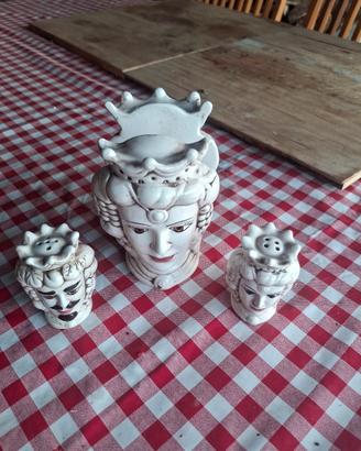 Teste di moro utensili cucina ceramica