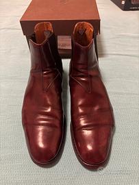Scarponcini stivaletti Church’s pelle bordeaux