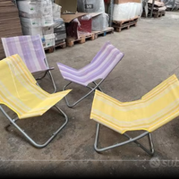 4 Sedie Spiaggine Greenwood come foto pieghevoli