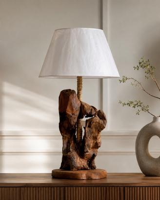 Lampada in legno