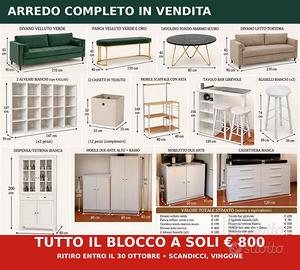 🚨 SVUOTA CASA – ARREDO COMPLETO A SOLI 800 €! 🚨