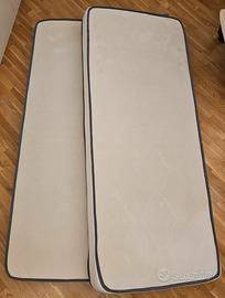 2 Materassi singoli 80x190x15