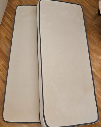 2 Materassi singoli 80x190x15