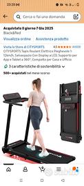 tapis roulant city sport