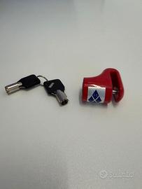 Antifurto Bloccadisco Moto e Scooter Piccolo Rosso