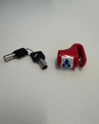 Antifurto Bloccadisco Moto e Scooter Piccolo Rosso