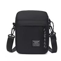 Borsello nero in nylon - tracolla sportiva