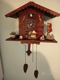 orologio cucù legno chalet 