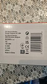 Trapano/avvitatore BLACK+DECKER codice BCD003C1-QW