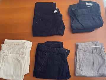 Lotto 5 Pantaloni Uomo Casual e Chino