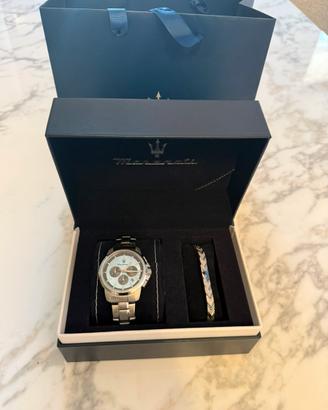 Set Maserati orologio e bracciale