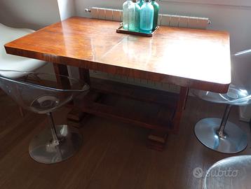 Tavolo radica decò anni 30