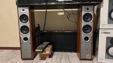 Hi-Fi Kenwood sintoampl+2 diffusori da pavimento