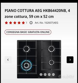 piano cottura AEG