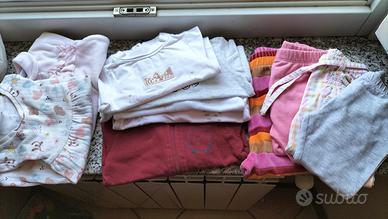 Lotto abbigliamento neonata 6-9 mesi