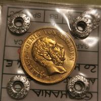 20 mark oro 1894 ALBERT KOENIG E rara periziata 