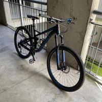 GHOST KATO FS 2 27.5" BLACK/BLUE TAGLIA M NUOVA