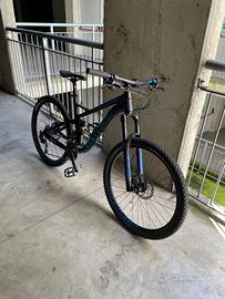 GHOST KATO FS 2 27.5" BLACK/BLUE TAGLIA M NUOVA