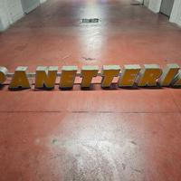 insegna luminosa "panetteria"
