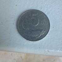 Moneta 5 Lire 1954